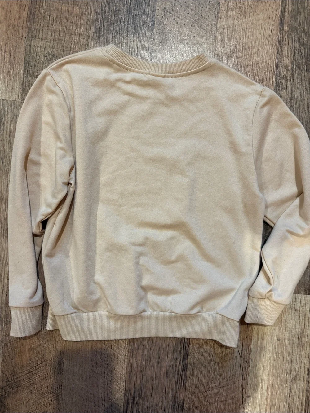 Daddy's Girl Cream Crewneck Sweatshirt for Kids